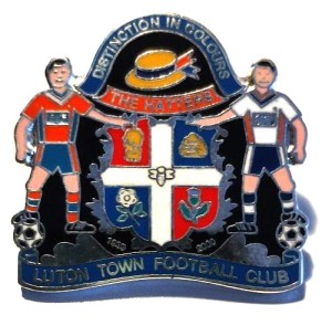 LUTON TOWN FC BADGE for sale on Ebay