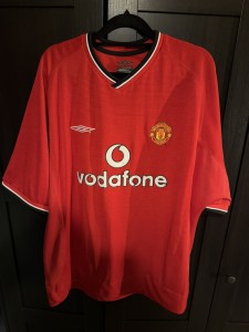 Original Umbro Manchester United 2000/2001 Home Shirt Mens XXL for sale on Ebay