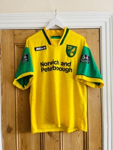 Rare Authentic Mitre Norwich City 1996/1997 Home Shirt Mitre size L Original! for sale on Ebay