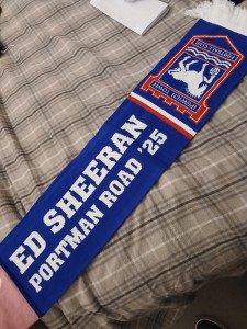 Ed Sheeran Ipswich Scarf 2025 Brand New for sale on Ebay
