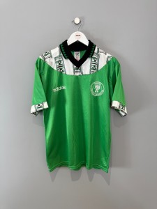 NIGERIA 1994 HOME SHIRT (size M) ADIDAS ORIGINAL VINTAGE FOOTBALL SHIRT for sale on Ebay