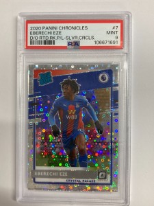 PANINI CHRONICLES 20/21 EBERECHI EZE CRYSTAL PALACE OPTIC RATED ROOKIE PSA 9. for sale on Ebay