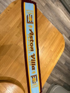 Aston Villa Football Scarf The Villans 1990's Official Product for sale on Ebay