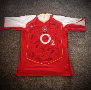 Signed Arsenal Football Shirt for sale on Ebay