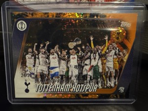 Topps UCC Flagship 25/26 Tottenham Hotspur UEFA Europa League Title Winners /25 for sale on Ebay