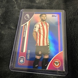 Topps 2026 Premier League Kevin Schade, Brentford Blue 49/150 Card Mint for sale on Ebay