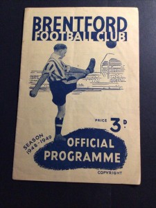 Programme Brentford v Blackburn Rovers 11th December 1948  Division 2 for sale on Ebay