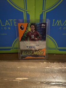 Topps Premier League Burnley Hannibal Beast Mode Auto 9/25 for sale on Ebay