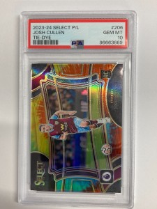 PANINI SELECT PREMIER LEAGUE 23/24 JOSH CULLEN BURNLEY ROOKIE SP 36/49 PSA 10. for sale on Ebay