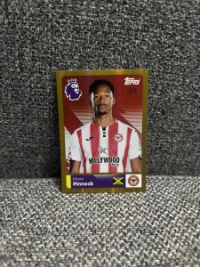 Topps Premier League 2026 Stickers Numbered Parallel /50 Ethan Pinnock Brentford for sale on Ebay