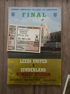 RARE Leeds United v Sunderland 1973 FA Cup Final Programme + Ticket for sale on Ebay