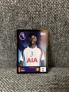 Topps Premier League 2026 Stickers pape sarr Numbered Parallel /10 Tottenham for sale on Ebay