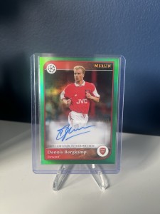 Topps Merlin 2024-25 Dennis bergkamp Arsenal FC /99 Green for sale on Ebay