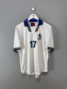 ITALY 1996/98 MATCH ISSUE AWAY SHIRT (L) NIKE VINTAGE ORIGINAL FOOTBALL SHIRT for sale on Ebay