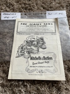 1946 West Bromwich Albion V Manchester City Football Programme RESERVES for sale on Ebay