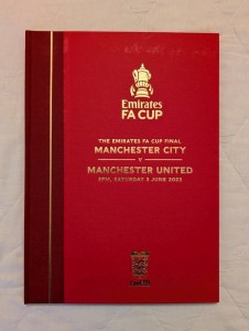FA CUP FINAL 2023 RARE HARDBACK PROGRAMME - Manchester United v Manchester City for sale on Ebay