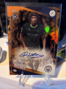 Topps UCC Flagship 25/26 Reigan Heskey RC Autograph 19/25 Manchester City for sale on Ebay