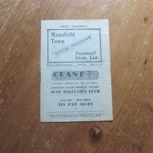 Mansfield v Lincoln Div 3 North 1947/8 for sale on Ebay