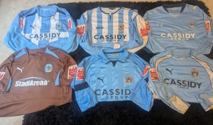Coventry City Retro Shirt Bundle - Rare Limited Edition Puma (Brown match spec) for sale on Ebay