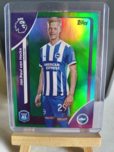 Topps Premier League 25/26 Jan Paul Van Hecke Brighton Refractor Numbered 92/99 for sale on Ebay