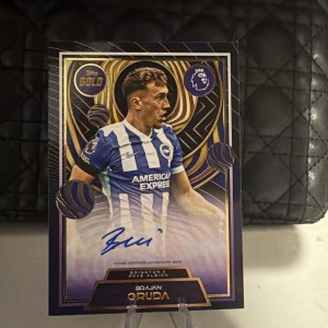 Topps Premier League Gold 2025/2026 Brajan Gruda Autograph Brighton and hove  for sale on Ebay