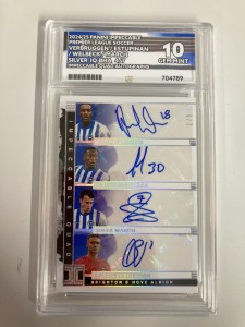 PANINI IMPECCABLE 25 VERBRUGGEN/ESTUPINAN/WELBECK/MARCH BRIGHTON AUTO 4/7 ACE10 for sale on Ebay