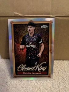 Topps Premier League 2026 Chrome King Christian Norgaard CK4 Brentford for sale on Ebay