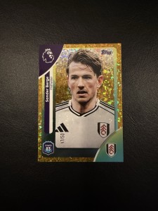 Topps Premier League 25/26 Sander Berge Fulham #/50 Gold Parallel for sale on Ebay