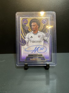 Topps 2026 Premier League Gold Antonee Robinson Auto Fulham for sale on Ebay