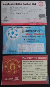 6 Manchester United Tickets 1997/8 for sale on Ebay