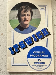 Spurs Football Programme for sale on Ebay