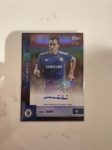 Topps Chelsea Team Set 25/26 John Terry 47/50 Auto for sale on Ebay