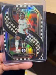 24/25 Select EPL Calvin Bassey Checkerboard Sp Fulham for sale on Ebay