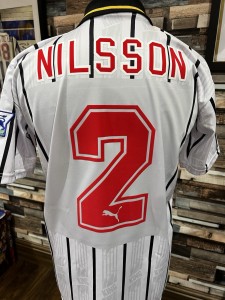 Sheffield Wednesday 1993/1994 Third Shirt Remake. Nilsson 2 Large for sale on Ebay