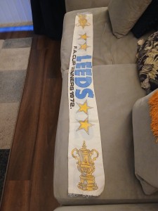 Leeds United Silk Scarf 1970s Vintage for sale on Ebay