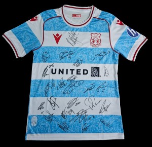 Wrexham Afc Squad Signed 2025/26 Third Shirt Football Autograph COA & PROOF for sale on Ebay