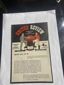 1957/58 FA Cup 5th round Manchester United v Sheffield Wednesday + token 19/2/58 for sale on Ebay