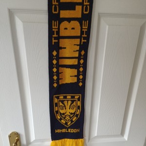 Wimbledon FC - Crazy Gang Vintage Football Scarf  for sale on Ebay