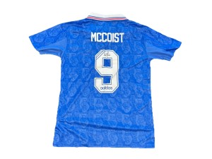 Ally McCoist Hand Signed Glasgow Rangers Football Shirt for sale on Ebay
