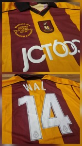 BRADFORD CITY Stuart McCall Matchworn Mega Rare Testamonial Shirt v Rangers 2002 for sale on Ebay