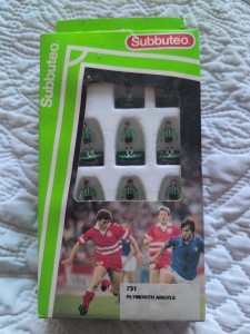 Subbuteo Plymouth Argyle Team Set 63731 for sale on Ebay