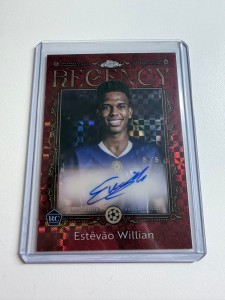 25/26 Topps FLAGSHIP REGENCY INSERT - ESTEVAO WILLIAN RC /5 - Chelsea & Brazil for sale on Ebay