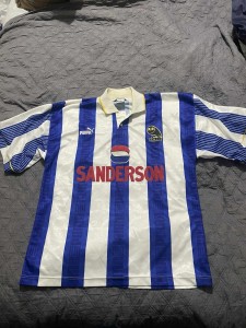 PUMA Sheffield Wednesday 1993-1995 Original Vintage Home Shirt  for sale on Ebay