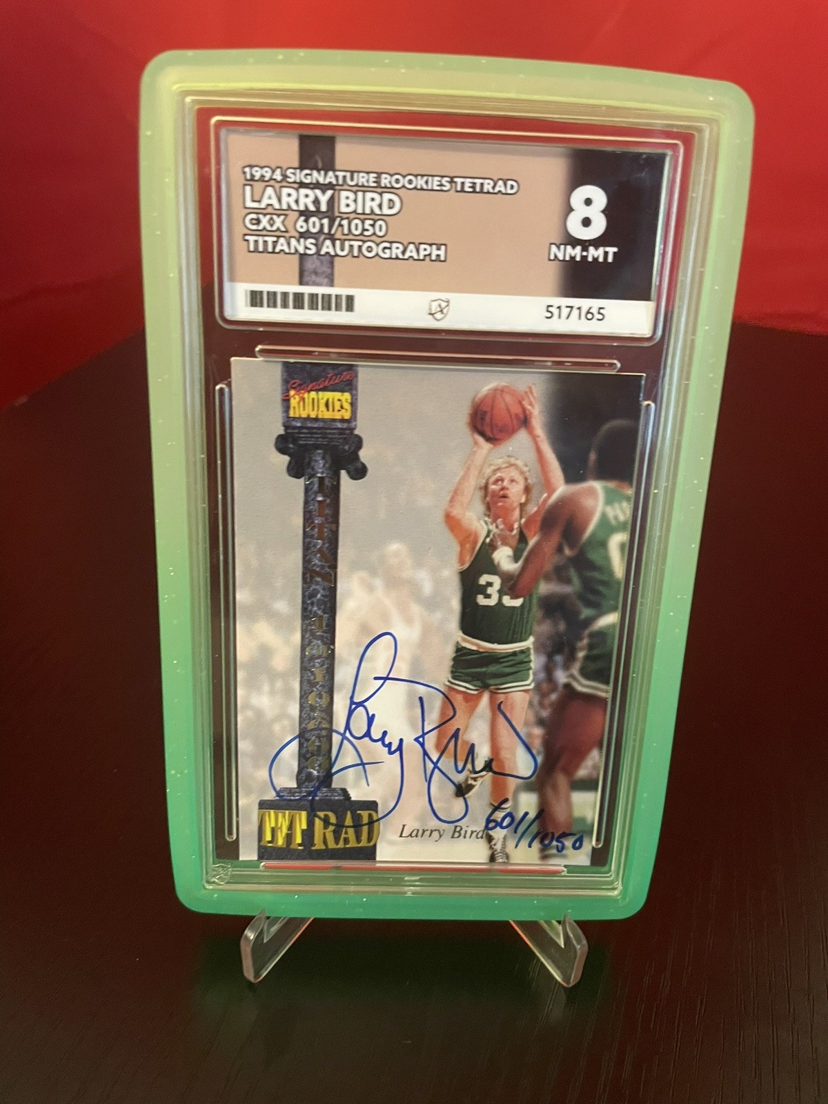3x Boston Celtic auto graded cards ( LOW POP! ) Larry Bird! for sale on Ebay