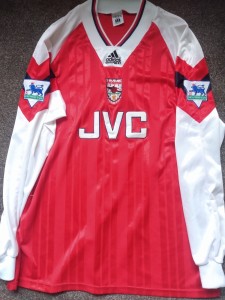 Genuine Arsenal Player Issue Home Shirt Long Sleeved 1992/94 Extra Large for sale on Ebay