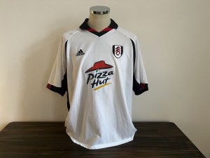 Fulham ORIGINAL Pizza Hut Home Shirt 2001/2002 Vintage Football Retro for sale on Ebay