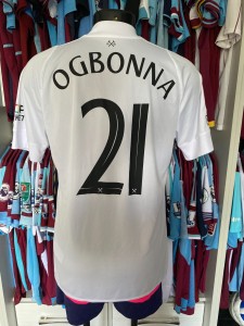 West Ham - Angelo Ogbonna Match Worn Away FA Cup Shirt v Brentford 07/01/23  COA for sale on Ebay