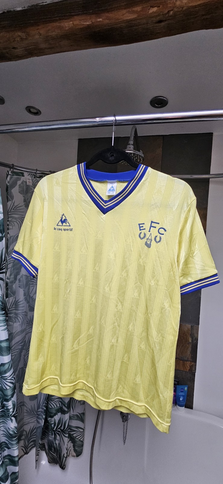 Everton Away Kit 1985 86 Retro Shirt Genuine Original Mens38-40