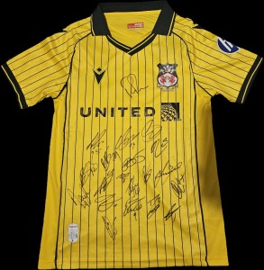 Wrexham Afc Squad Signed 2025/26 Away Shirt Football Autograph - COA & PROOF for sale on Ebay
