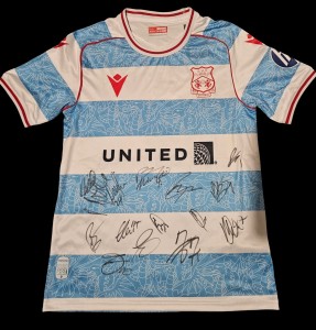 Wrexham Afc Squad Signed 2025/26 Third Shirt Football Autograph COA & PROOF for sale on Ebay